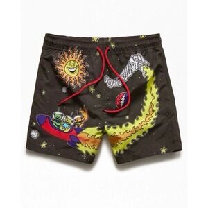 PacSun Grateful Dead Rocket 15" Swim Trunks Shorts Size XL